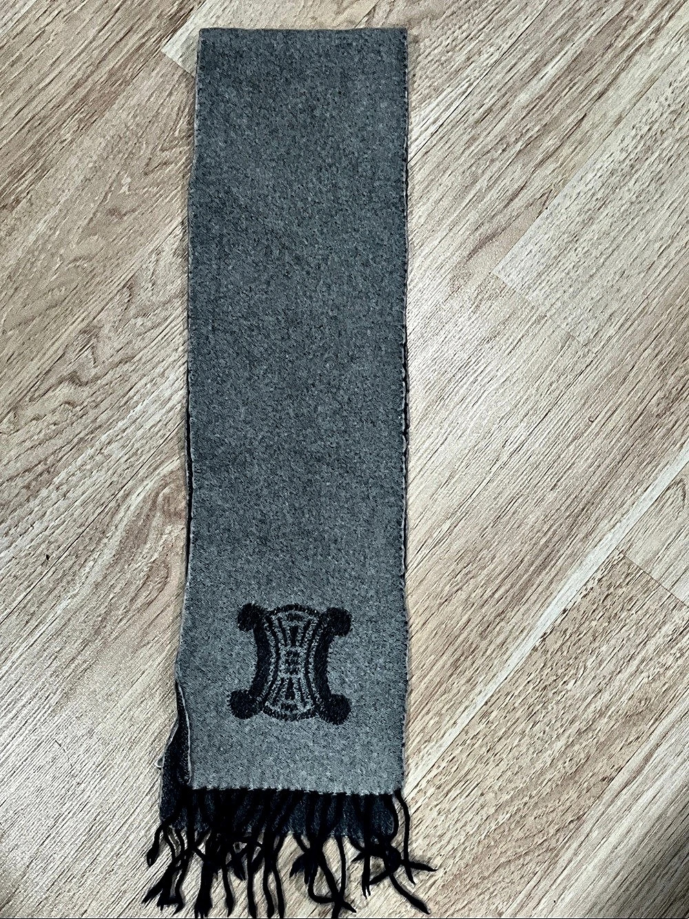 Celine Logo Wool Scarf